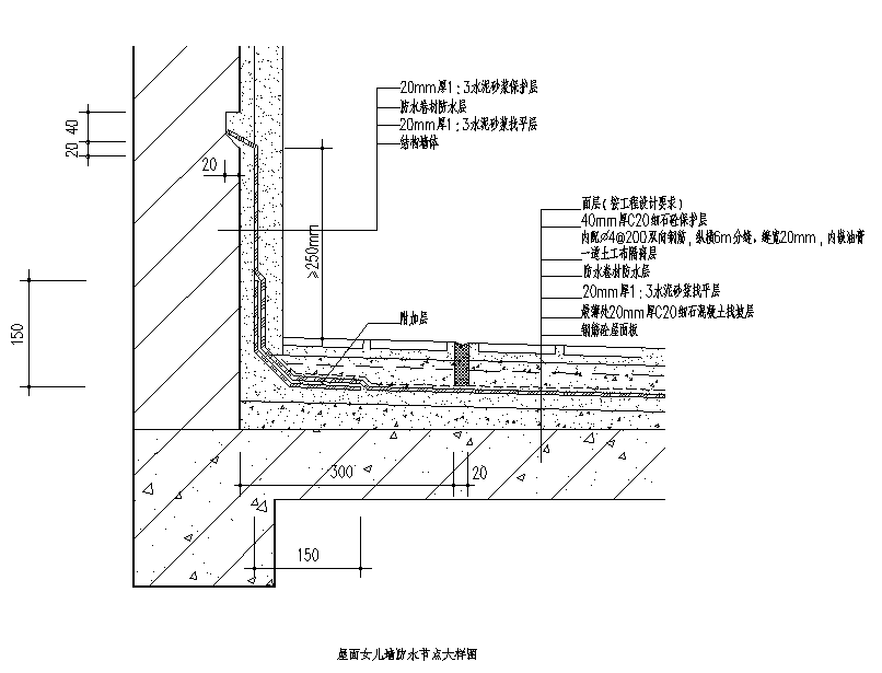 每日一識丨地下室屋面衛生間防水節點大樣圖集