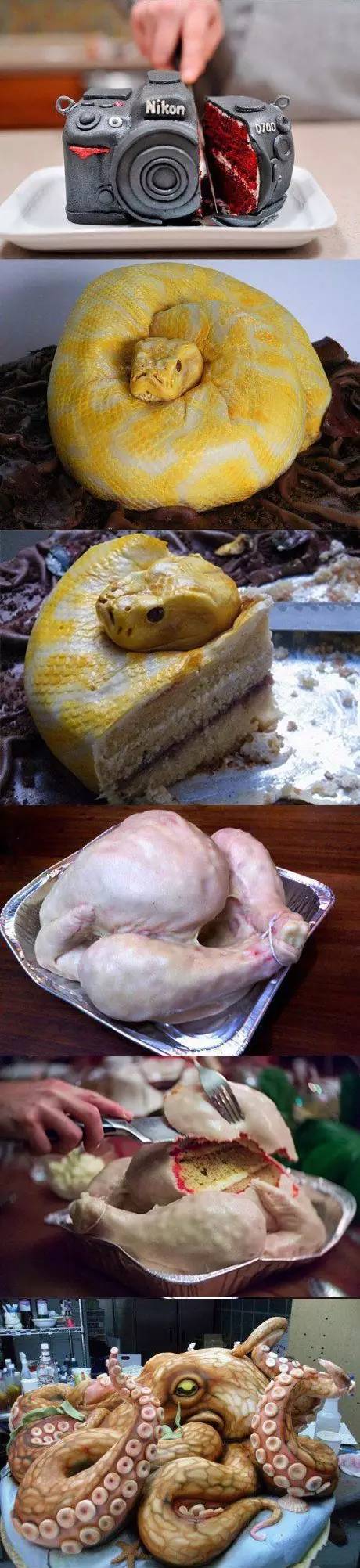 最奇葩的蛋糕 恶心图片