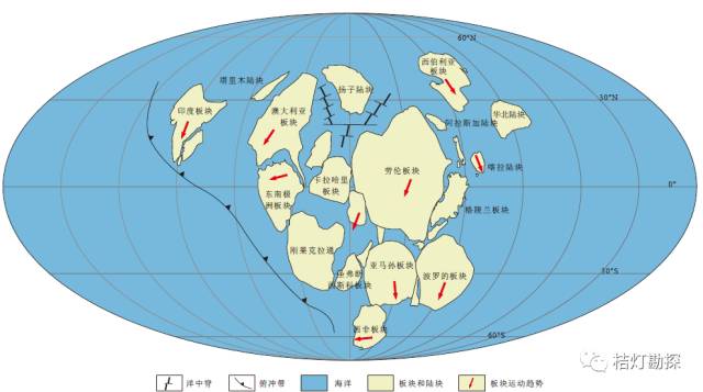 南華紀(約750ma )古板塊構造再造圖羅迪尼亞超大陸構造再造圖(900