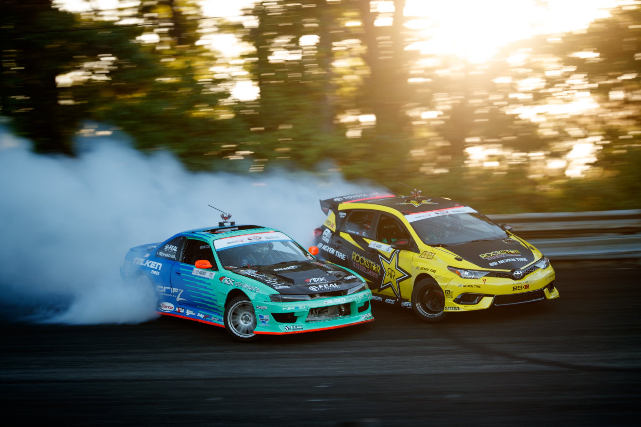 丰田corolla im formula drift car最疯狂的漂移