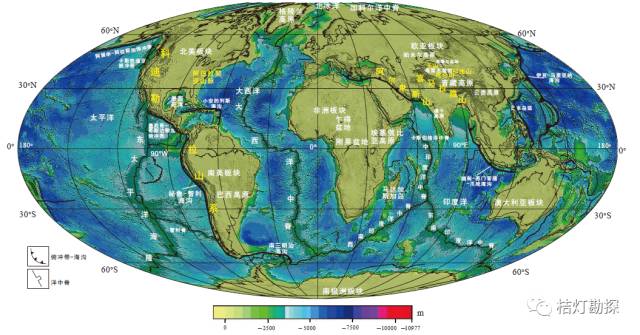 研院所構造地質學,海洋地質學,石油地質學等專業人士學習,瞭解全球