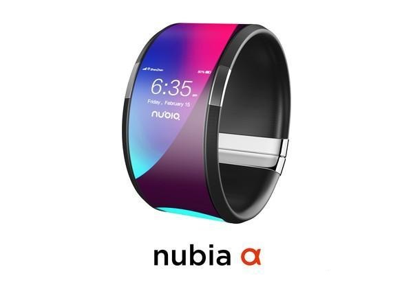手机|努比亚α 5G柔性屏终端惊艳亮相，这是手机还是手表？