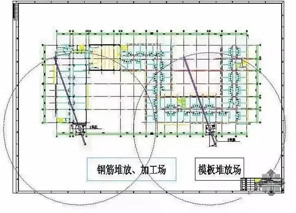 在cad塔吊布置图怎么画图片