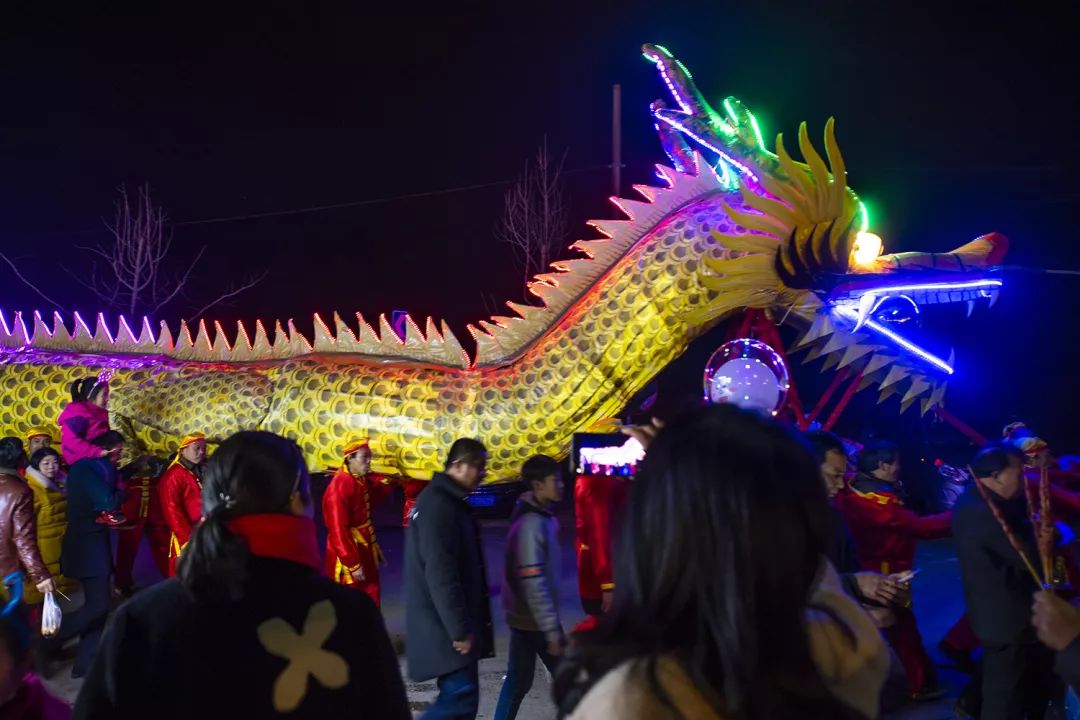 热闹宁海西岙行大龙正月十八过大年