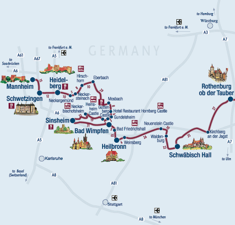 德国城堡之路旅游看什么
