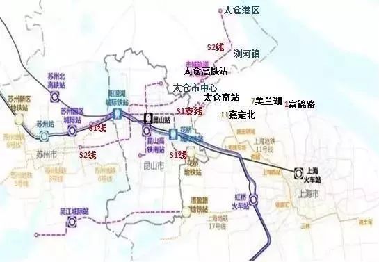 太仓地铁线路图图片