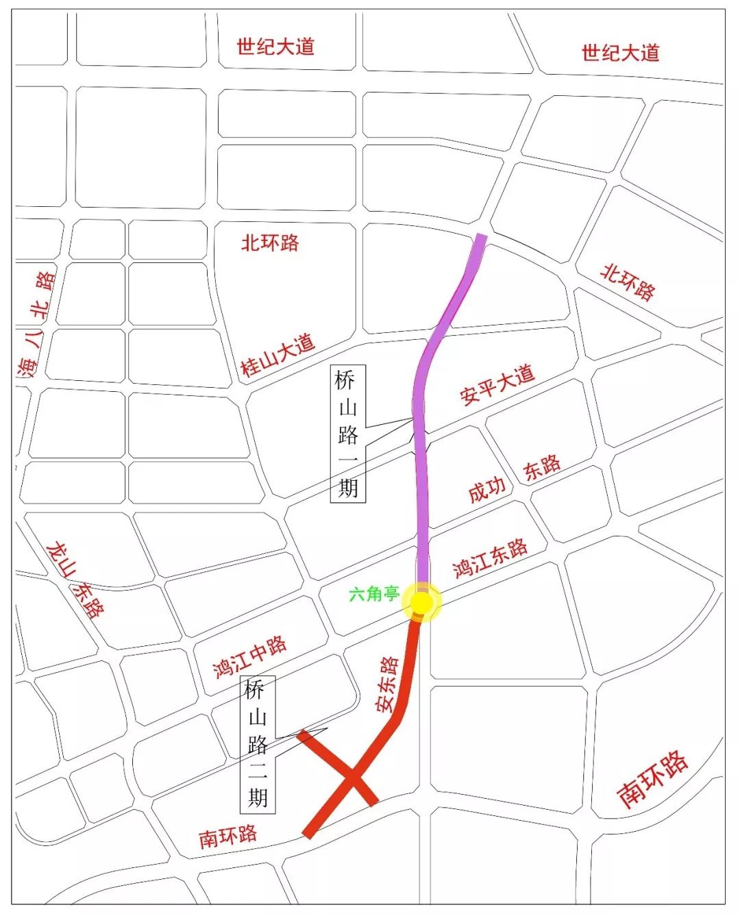 晋江安海镇道路规划图图片