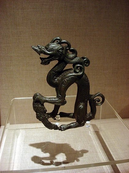 1千克 1965年黑龙江金阿城出土 黑龙江省博物馆藏铜坐龙是金代早中期