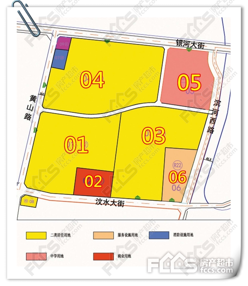 拆遷規劃範圍:高新區銀河大街以南,黃