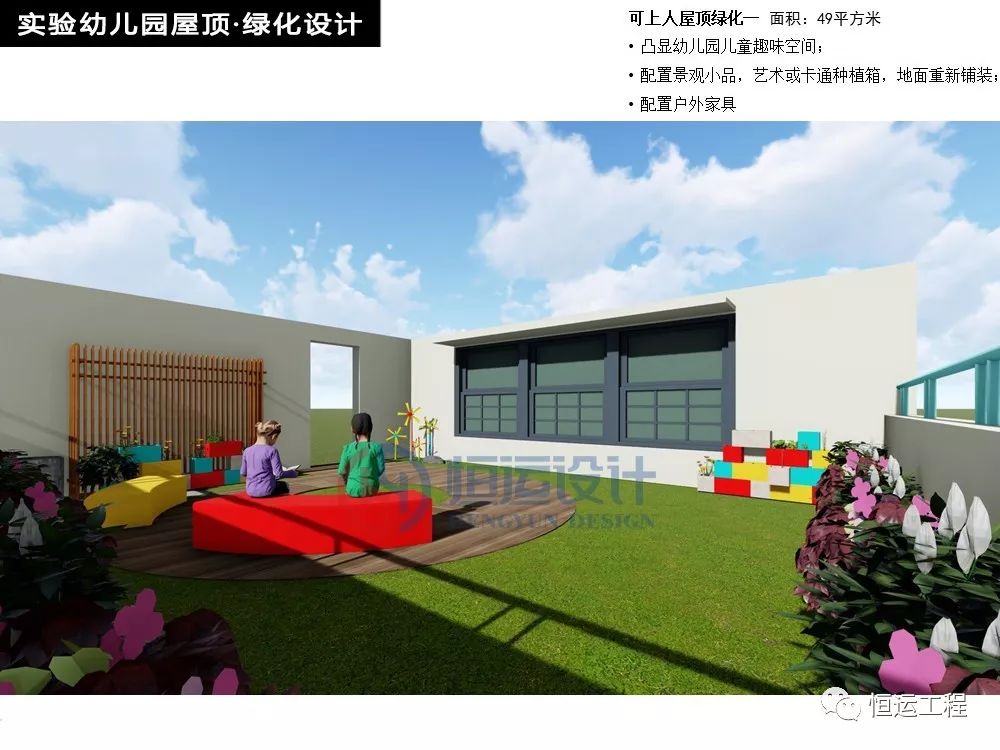 恆運屋頂綠化設計——實驗幼兒園