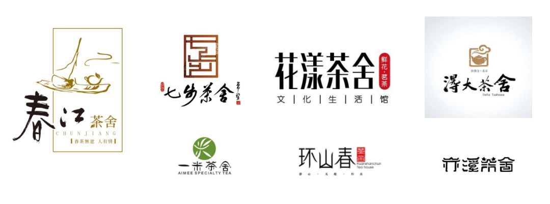 案例剖析新中式風茶館的logo該如何設計