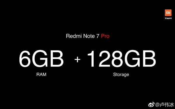 红米Note 7 Pro发布：索尼4800万镜头/骁龙675