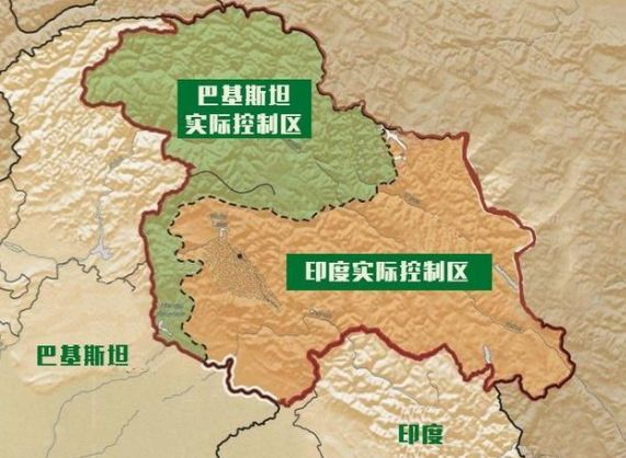 中国巴基斯坦边界地图图片