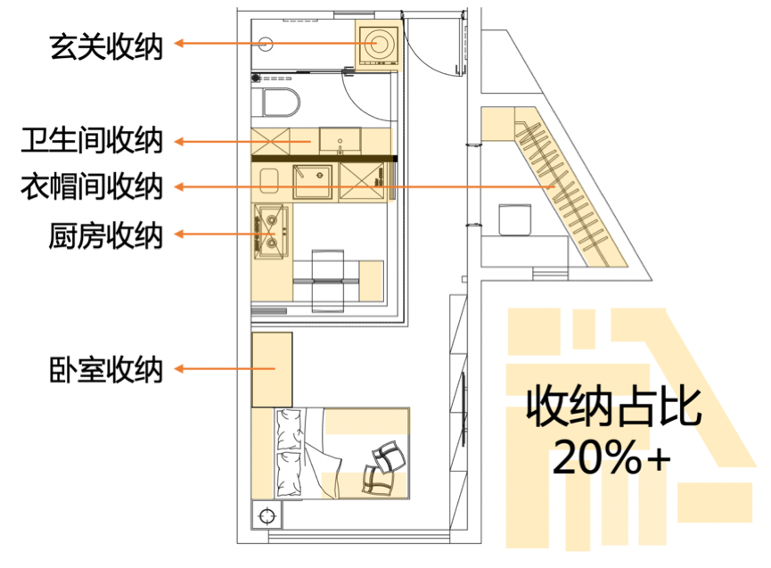 27平米公寓小户型图图片