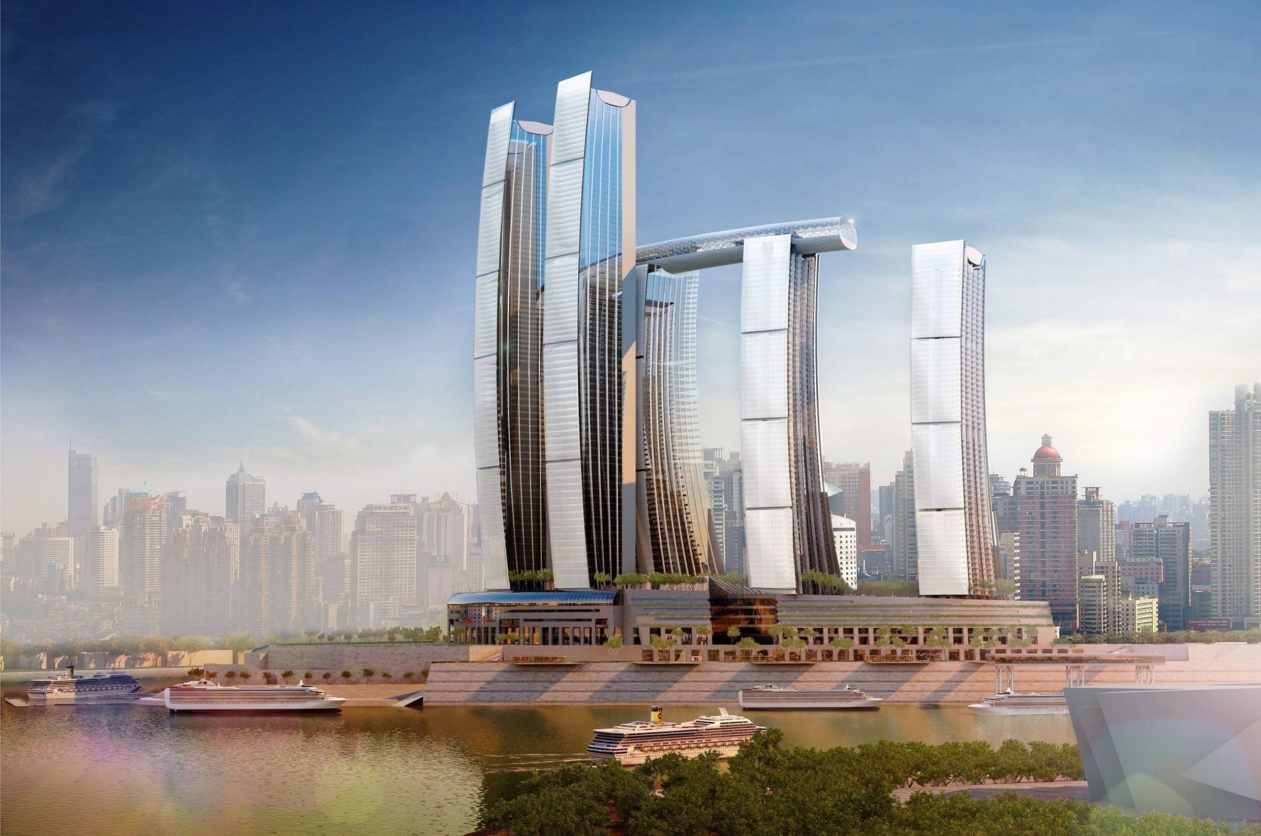 重庆又将建新的超高大楼,高度为468米,将成为西南最高建筑