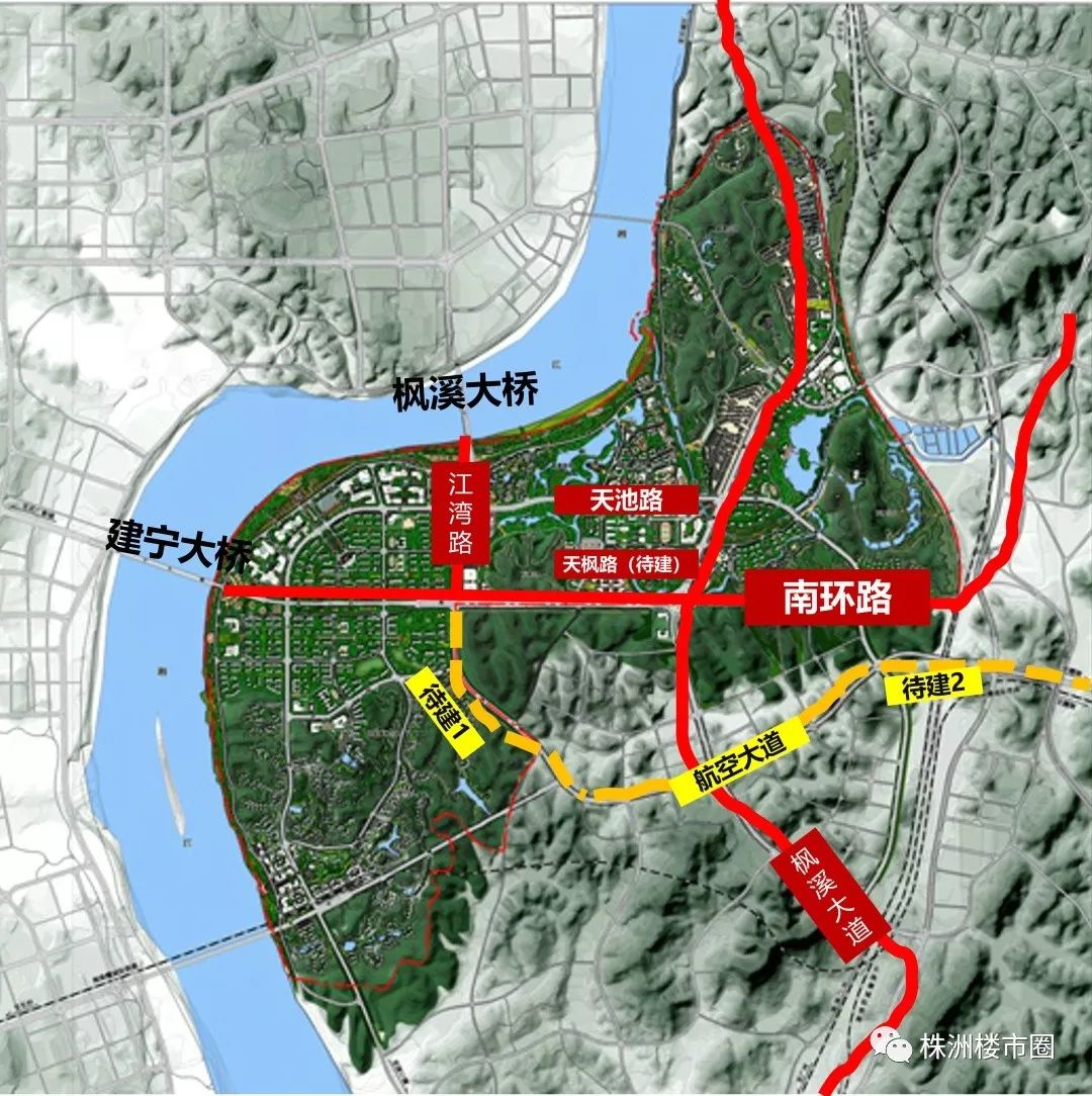 株洲渌枫大道线路图图片