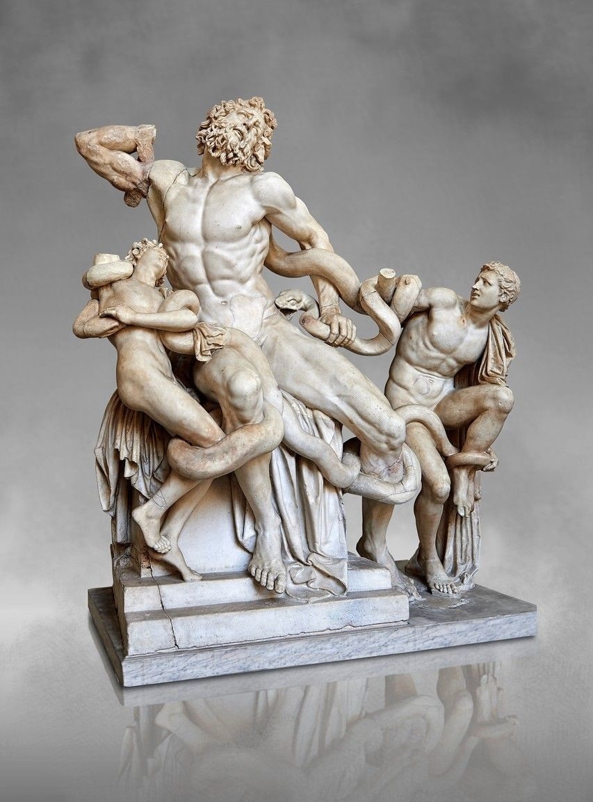 古希腊雕塑拉奥孔赏析图片