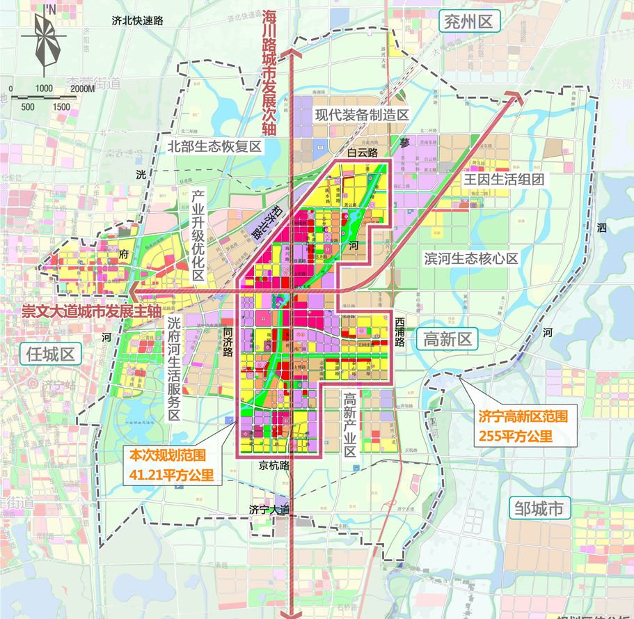 济宁济北新区规划图图片
