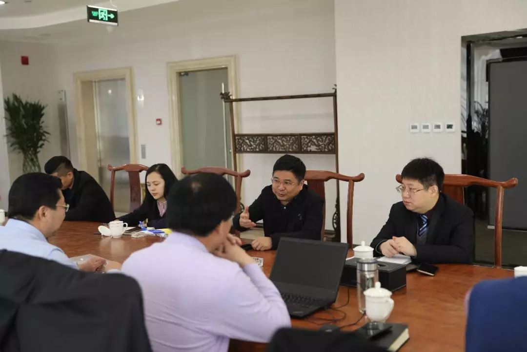 开源投资总裁赵光波先生接见齐鲁水务集团赴京考察团