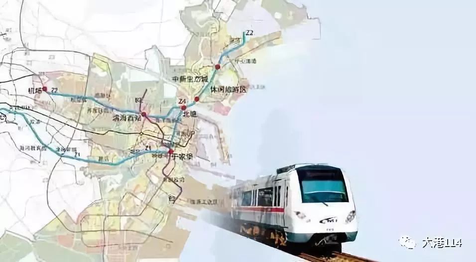 天津地铁z4线线路图图片