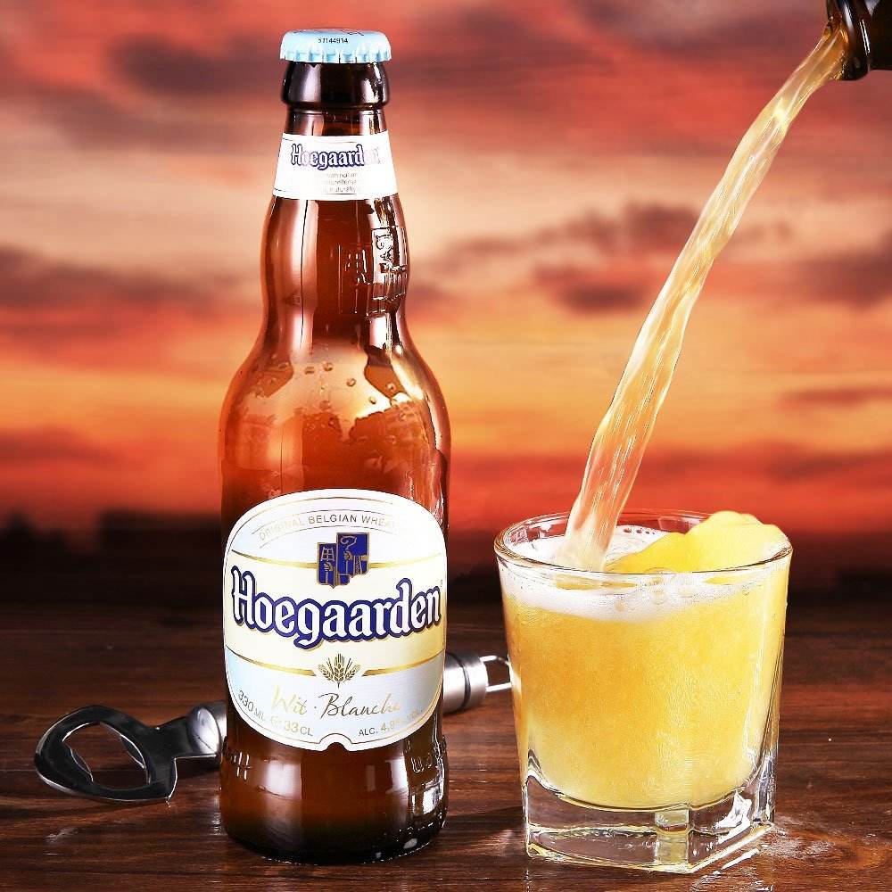 福佳白啤hoegaarden white beer