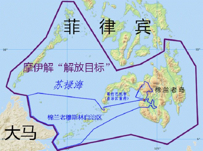 民族解放阵线解放目标示意图