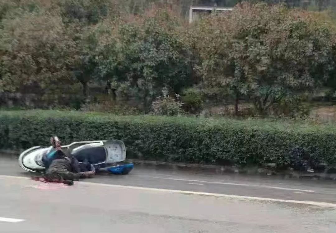 蓬溪發生慘烈車禍!電瓶車駕駛員頭部被碾壓,現場不忍直視!