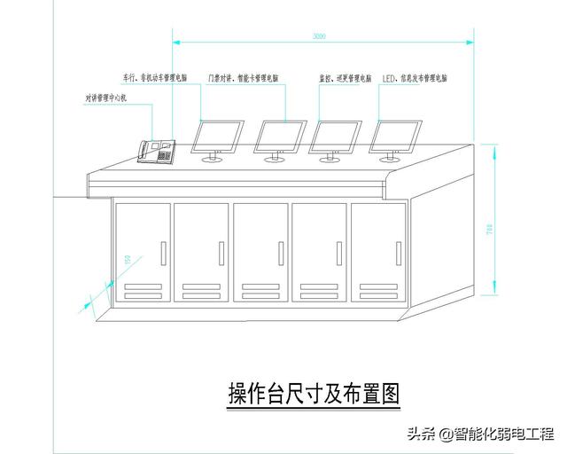 智能化弱電工程常用的cad版安裝大樣圖