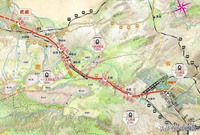 重大消息兰张三四线中川机场至武威段高铁开工征地拆迁启动