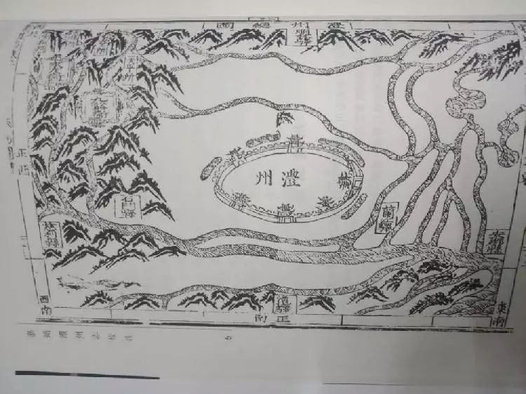 澧州古城地图图片