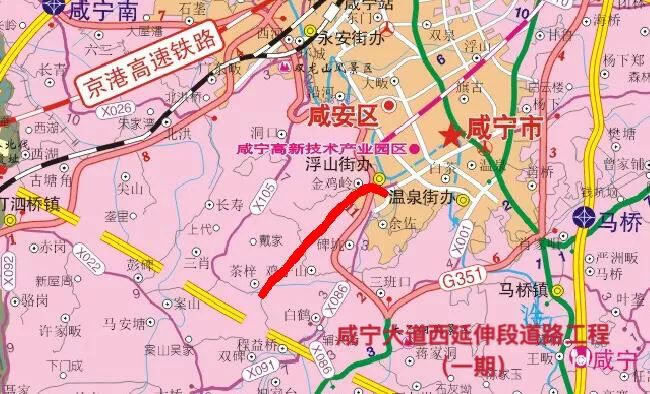 重磅咸宁这些道路规划曝光除了107国道外还有更多改建扩建消息