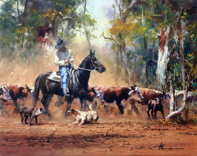 畫家羅伯特 黑根(robert hagan )油畫作品欣賞