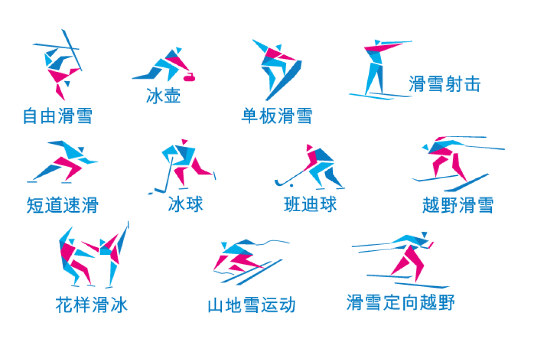 冬季奥运会项目图标图片