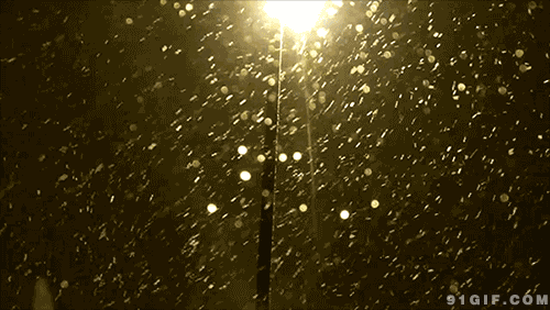雨夹雪图片 夜景图片
