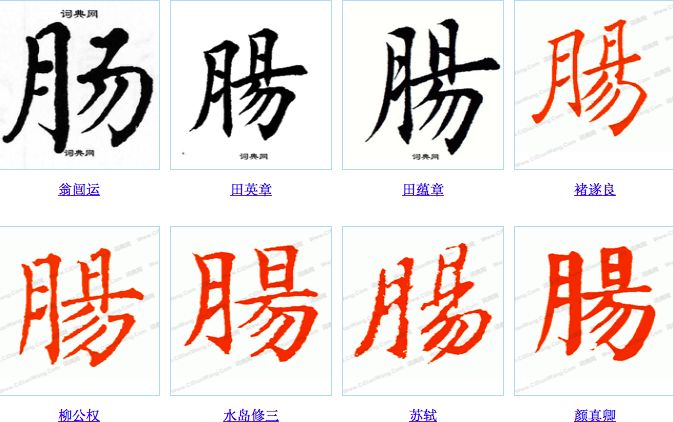 每日一字 | 腸