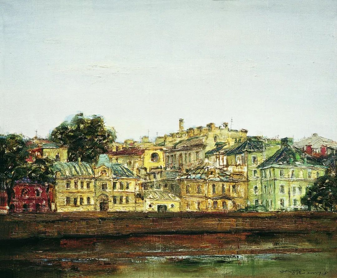 王心耀 彼得堡城市风景之五 布面油画
