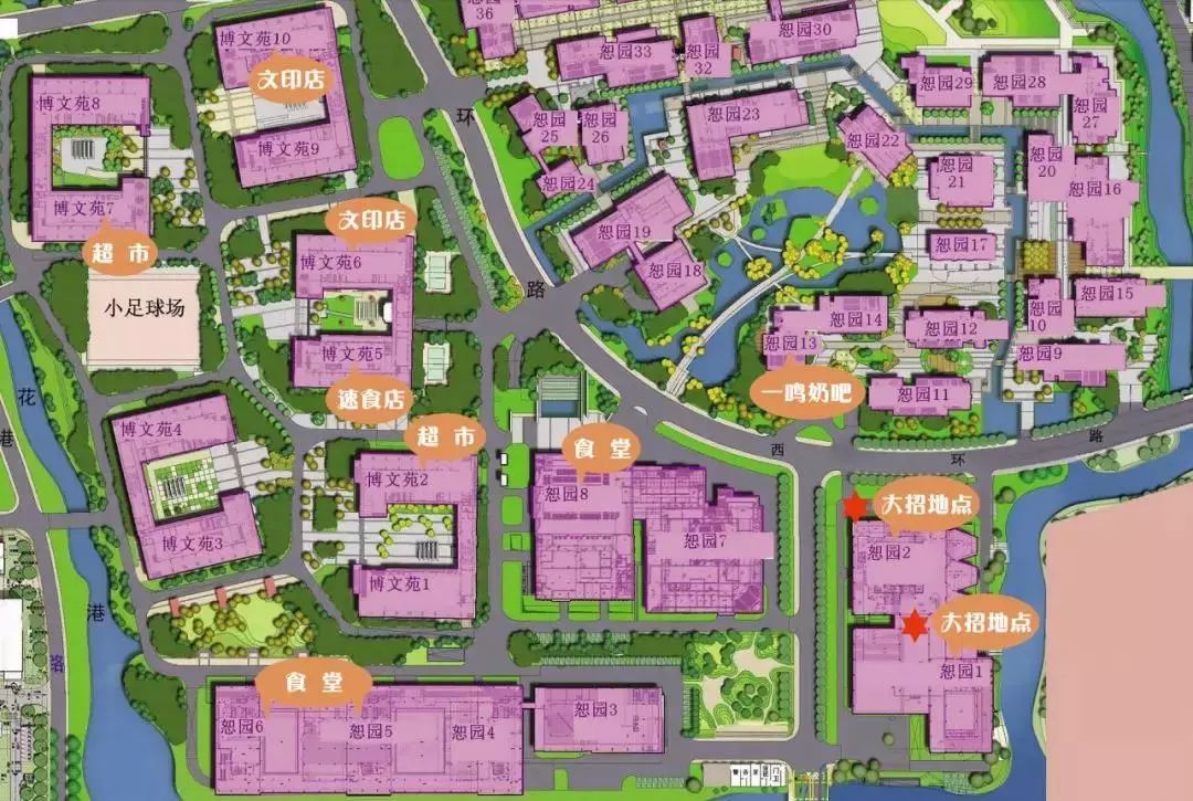 杭州师范大学仓前地图图片