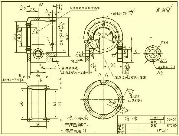 图纸合不合格来看看经典机械制图识图标准