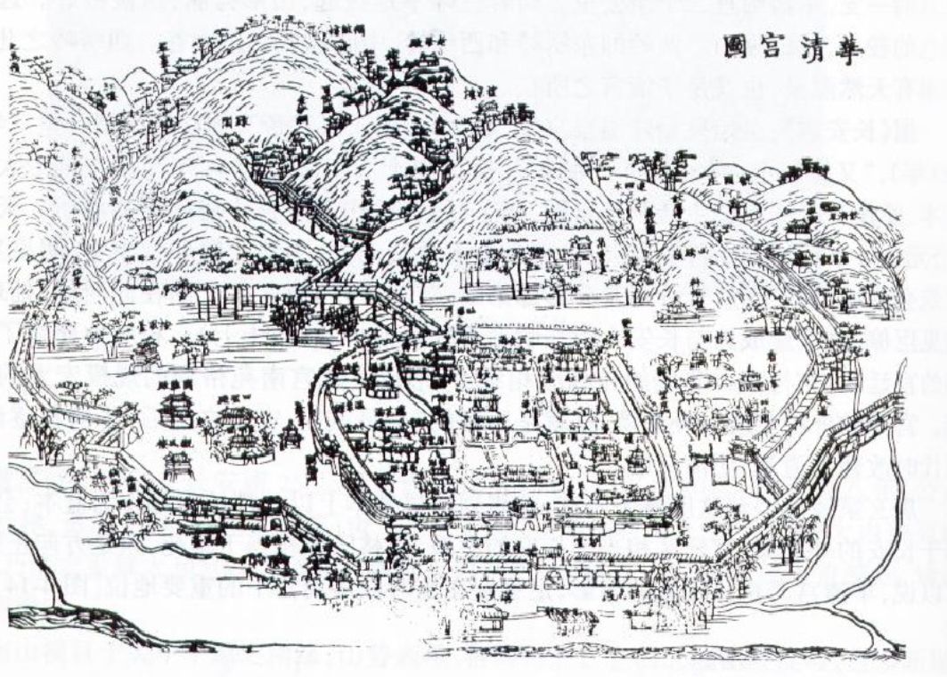 华清池古代复原图图片
