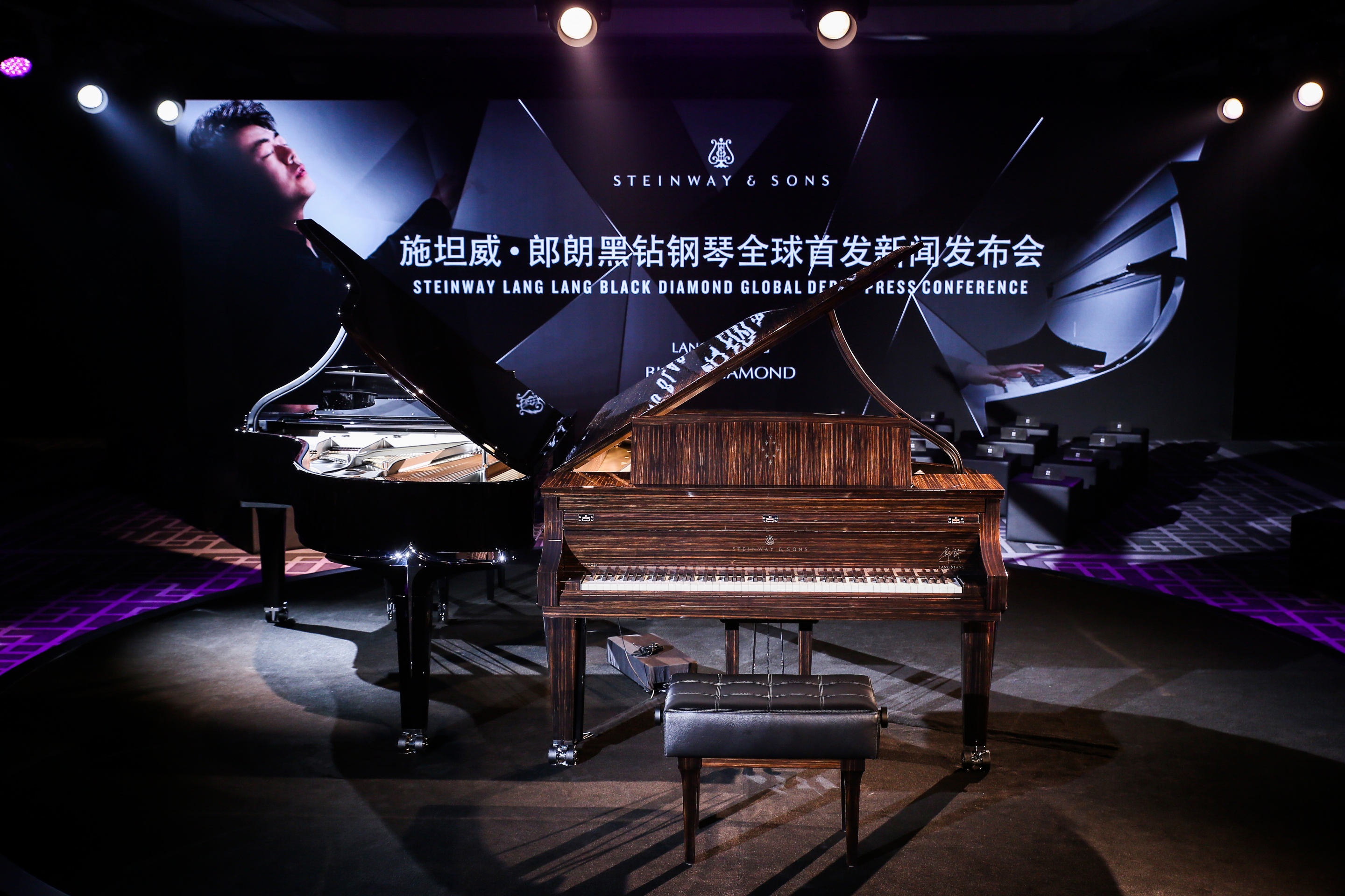 从宇宙中来真正的天籁施坦威全球首发限量版施坦威郎朗黑钻系列钢琴