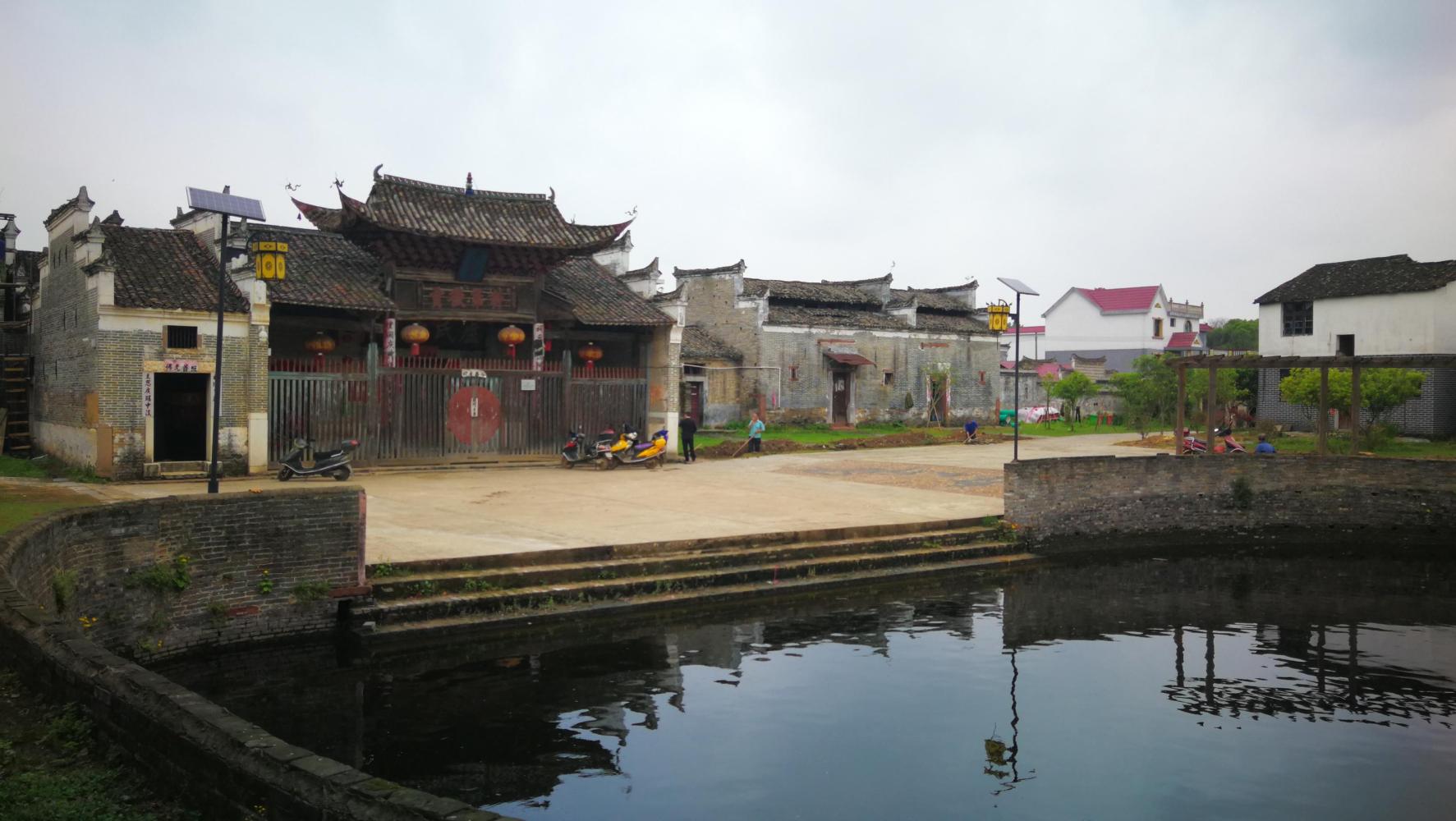 吉安旅遊盧家洲古村三奇之玉祠