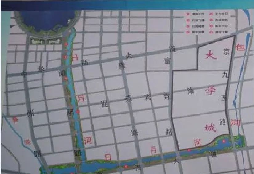 商丘日月湖地图导航图片