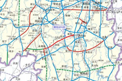 祁阳高速公路规划图图片