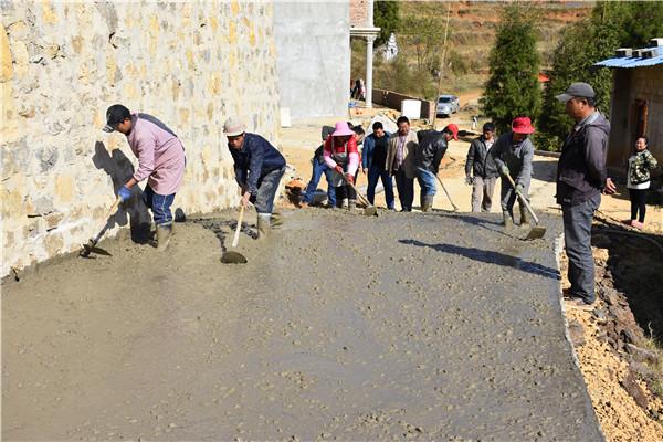 富源縣營上鎮3月底將實現自然村全部通硬化路