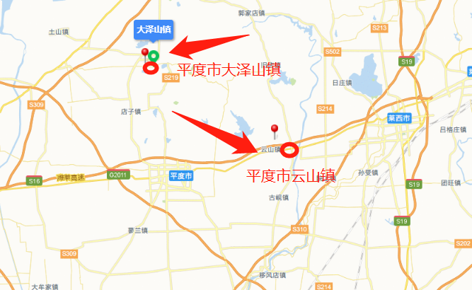 大泽山地图图片