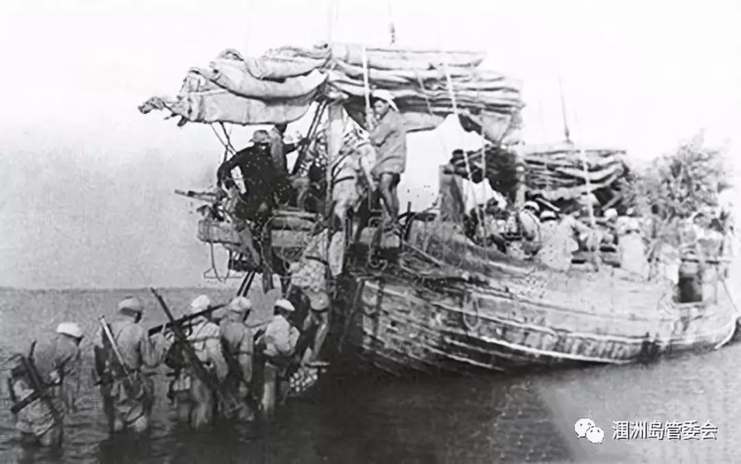 骄傲涠洲岛之战是解放海南岛的前哨战缴获300多只木帆船