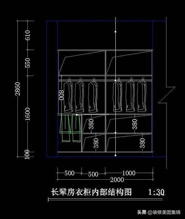 衣櫃內部結構尺寸設計676767