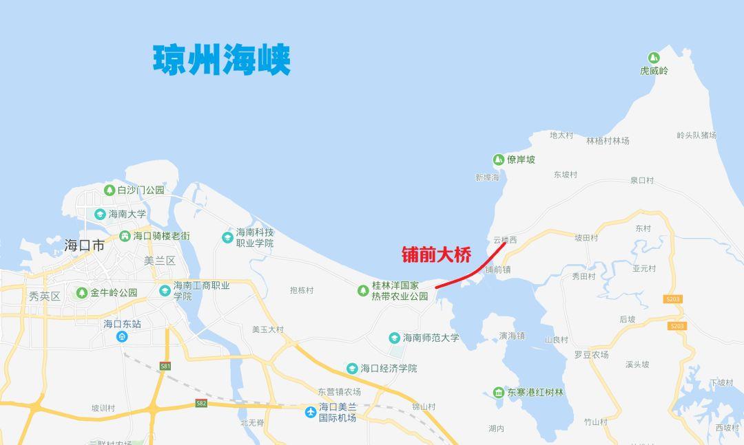 通明海特大桥位置地图图片