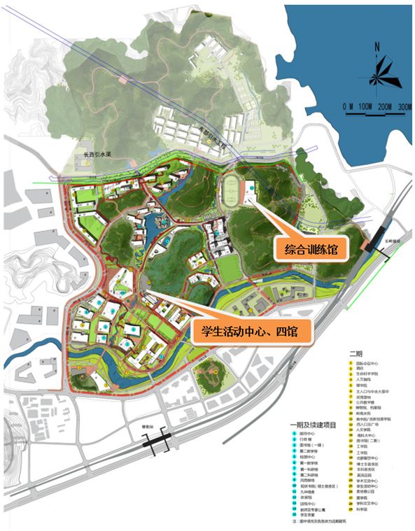 深圳市南山區西麗南方科技大學校園內總建築面積約7707平方米投資估算