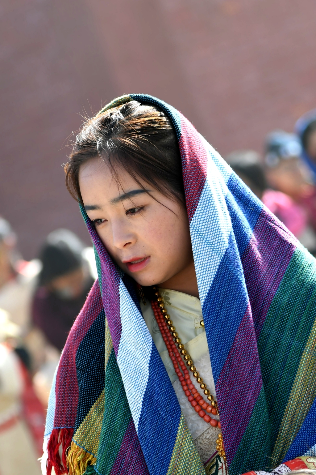 甘南藏民少女图片